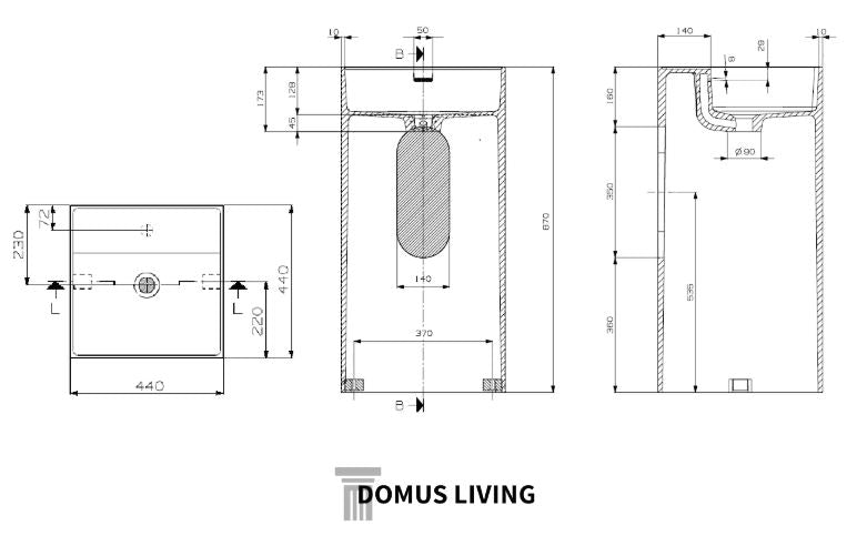 Domus Living Colonna Sqaure X