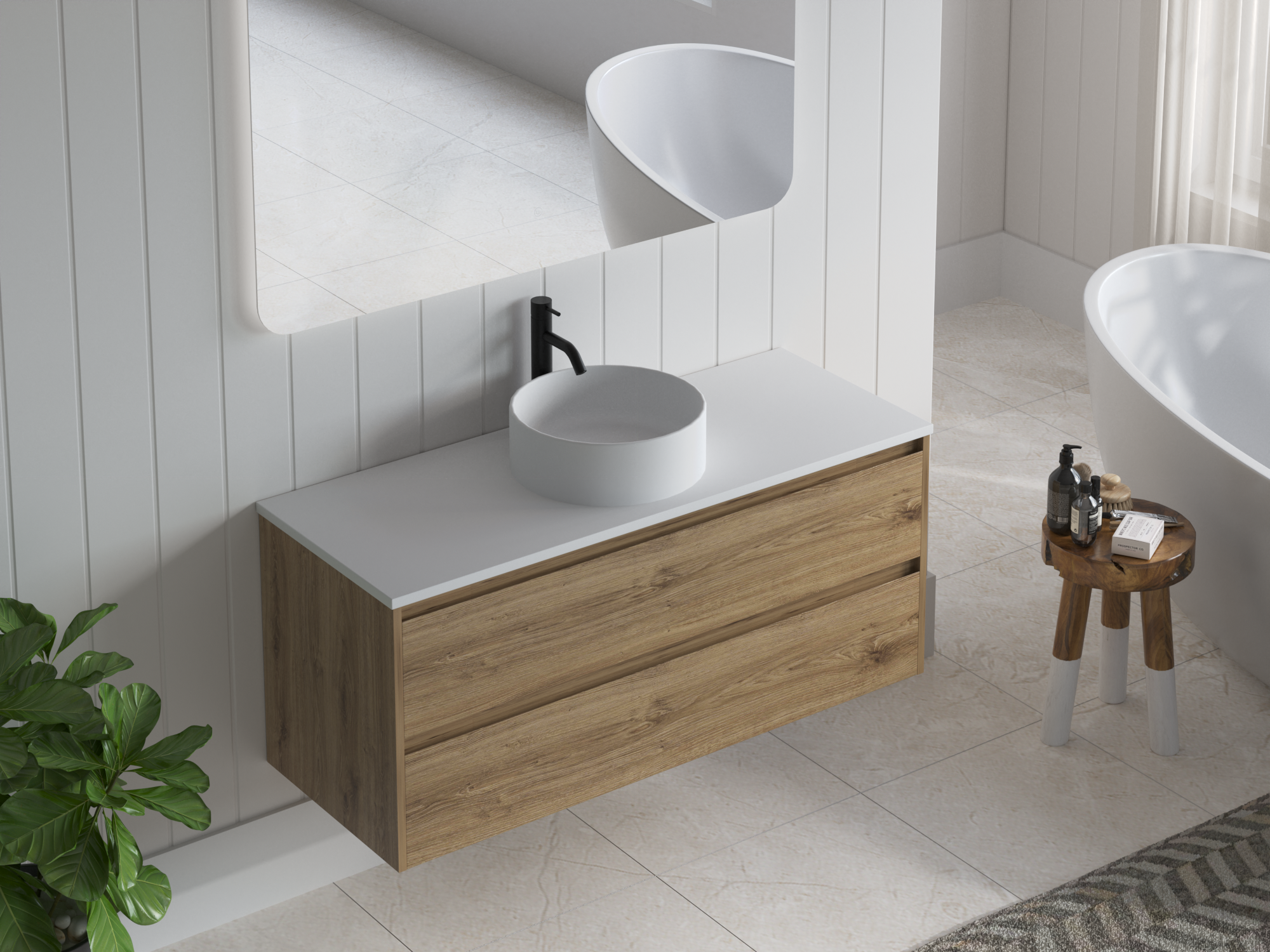 Mimi Oak Vanity 1200mm