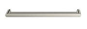 Meir Curvae Double Towel Rail 600mm Brushed Nickel