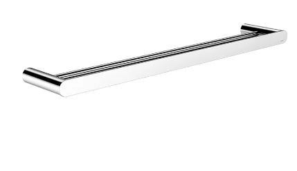 Meir Curvae Double Towel Rail 600mm Chrome