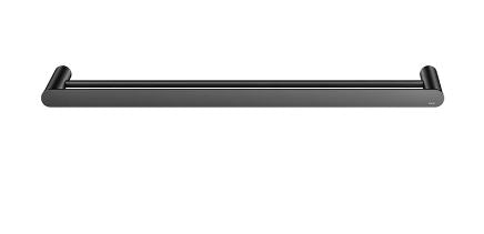 Meir Curvae Double Towel Rail 600mm Matte Black