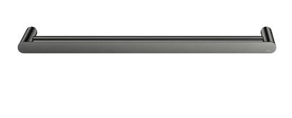 Meir Curvae Double Towel Rail 600mm Gunmetal