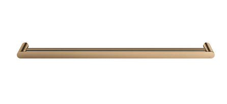 Meir Curvae Double Towel Rail 800mm Lustre Bronze