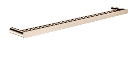 Meir Curvae Double Towel Rail 800mm Champagne