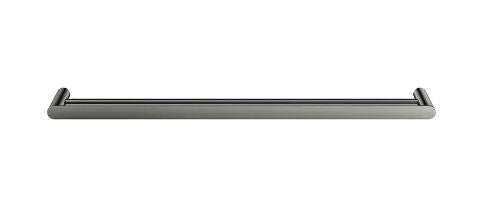 Meir Curvae Double Towel Rail 800mm Gunmetal