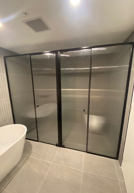New York Framed Designer Semi Frameless Shower Screen