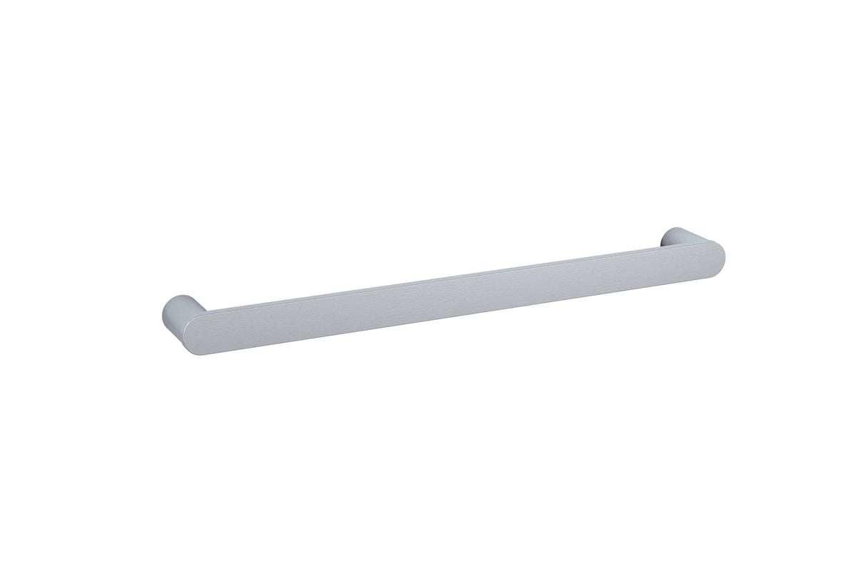 Thermogroup Thermorail 12V Flat Pill Single Bar Heated Towel Rail Brushed Stainless Steel