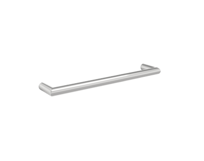 Thermogroup Thermorail 12V Round Single Bar Heated Towel Rail Polished Stainless Steel