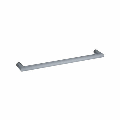 Thermogroup Thermorail 12V Round Single Bar Heated Towel Rail Gun Metal