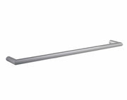 Thermogroup Thermorail 12V Round Single Bar Heated Towel Rail Brushed Stainless Steel
