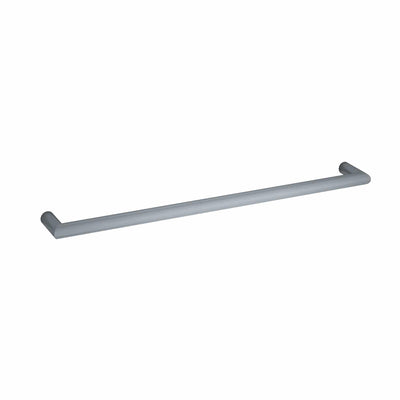 Thermogroup Thermorail 12V Round Single Bar Heated Towel Rail Gun Metal