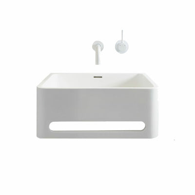 Omvivo Vision basin with towel rail