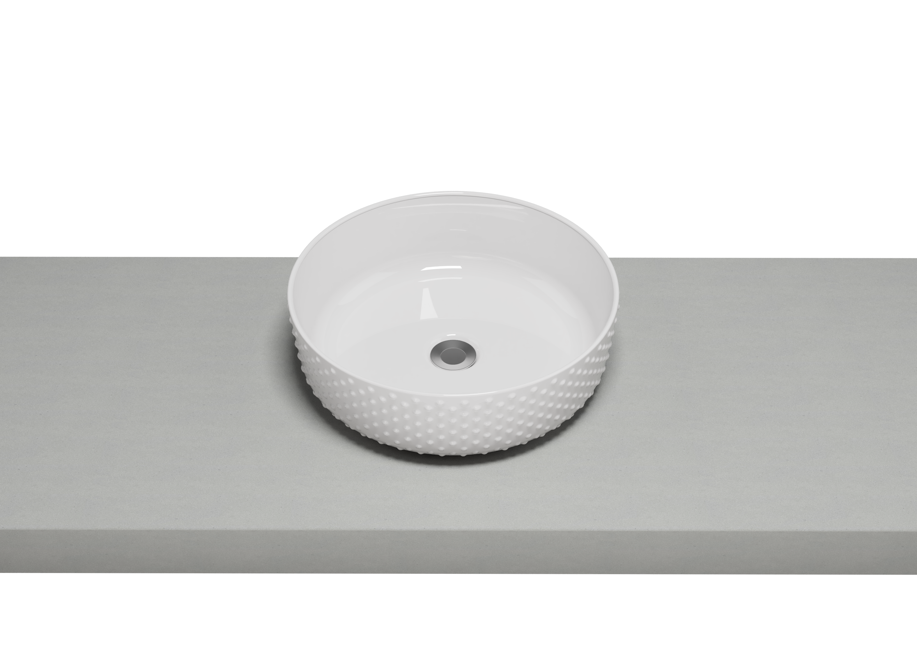 Timberline Allure Dimple Gloss White Basin