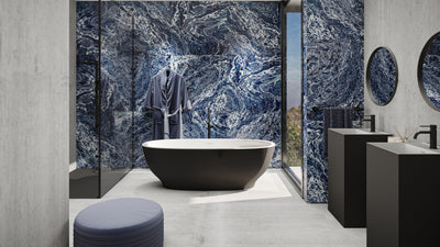 Lemonia Freestanding Solid Surface Bath