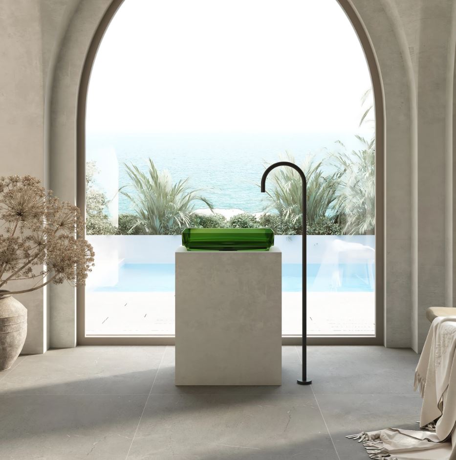 Cassa Design Wow Rectangular Translucency Resin Stone Basin