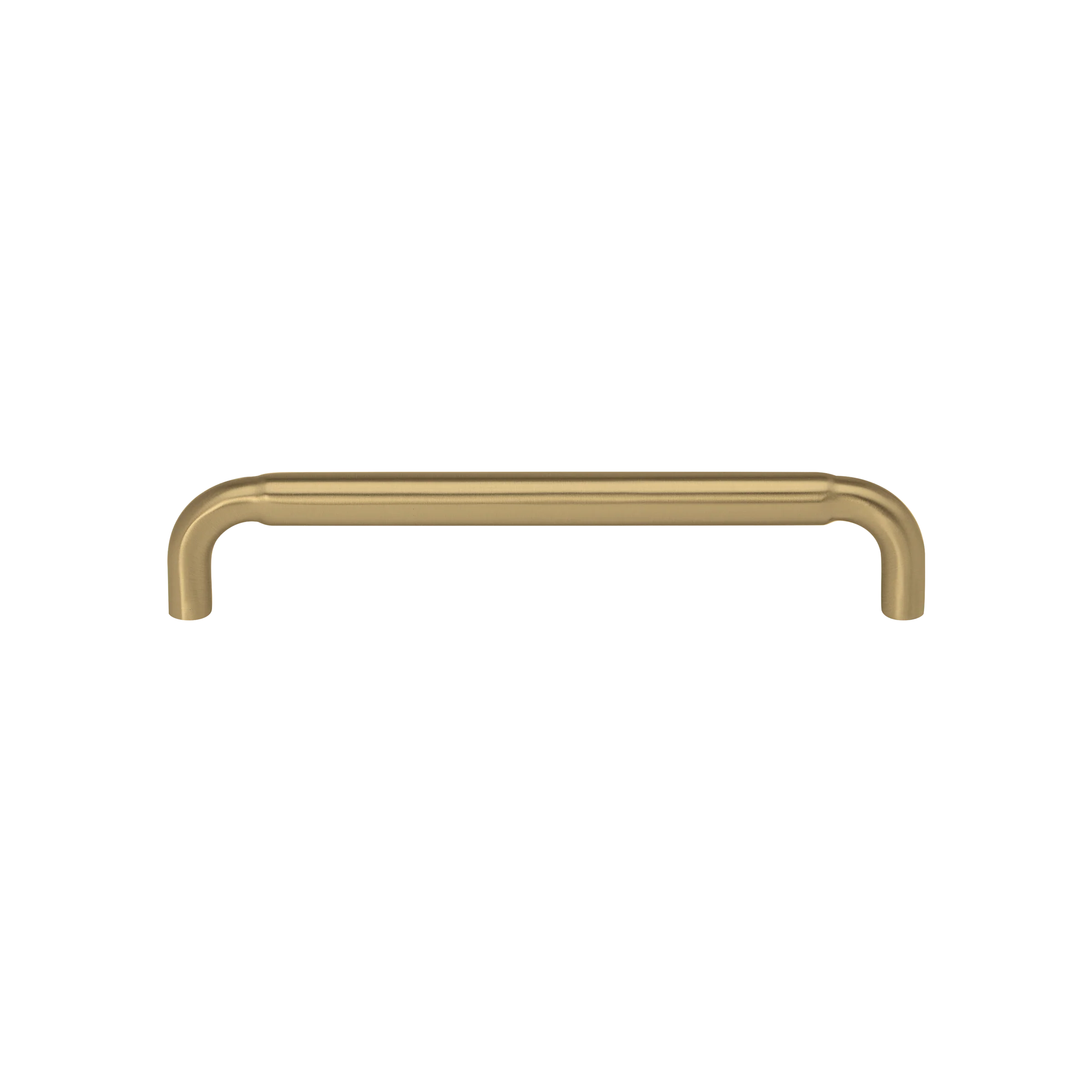 Momo Handles Elba D Handle 160mm in Brushed Satin Brass