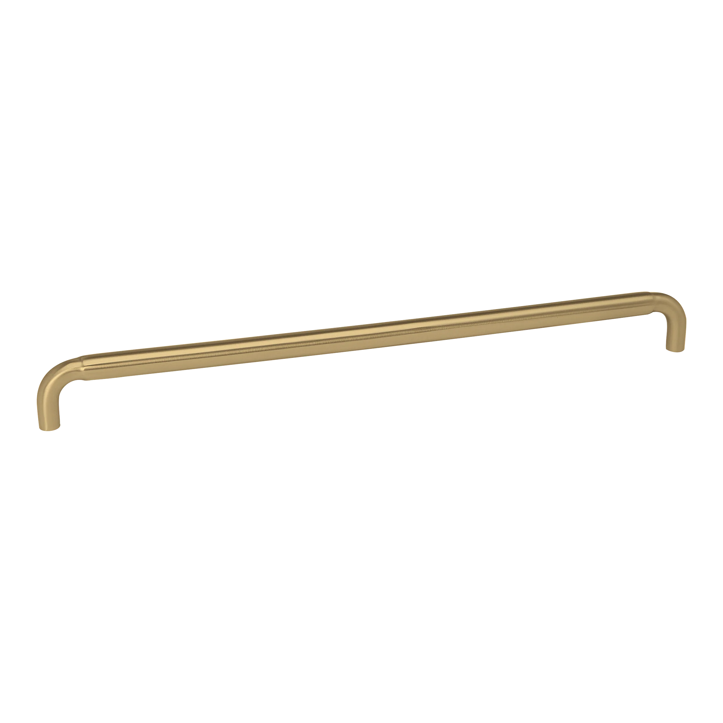 Momo Handles Elba D Handle 320mm in Brushed Satin Brass