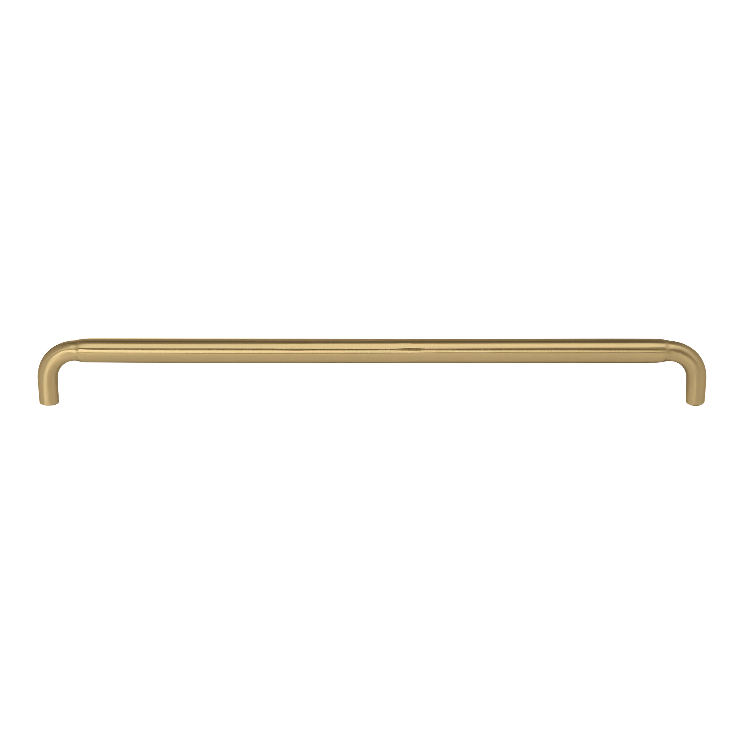 Momo Handles Elba D Handle 320mm in Brushed Satin Brass