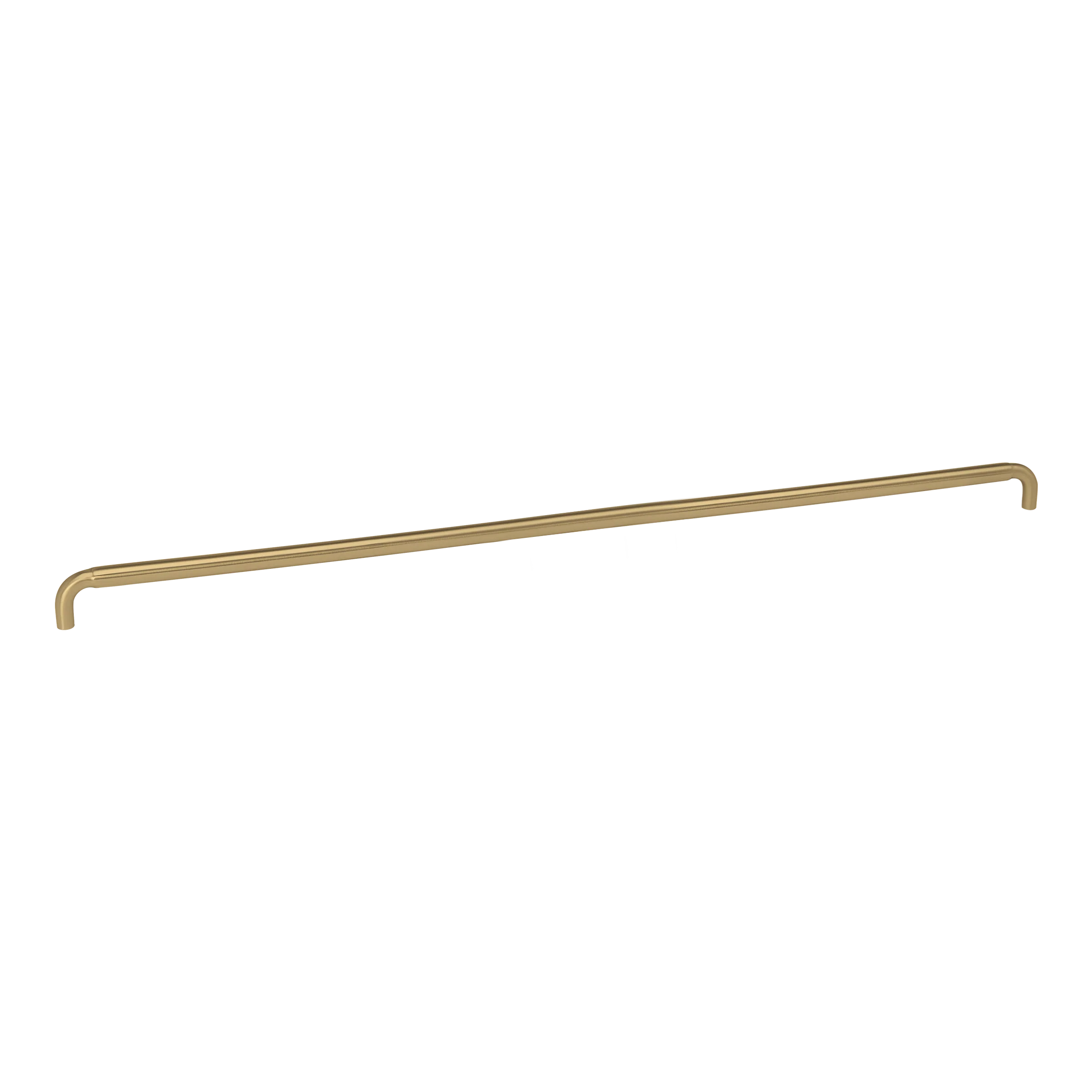 Momo Handles Elba D Handle 608mm in Brushed Satin Brass