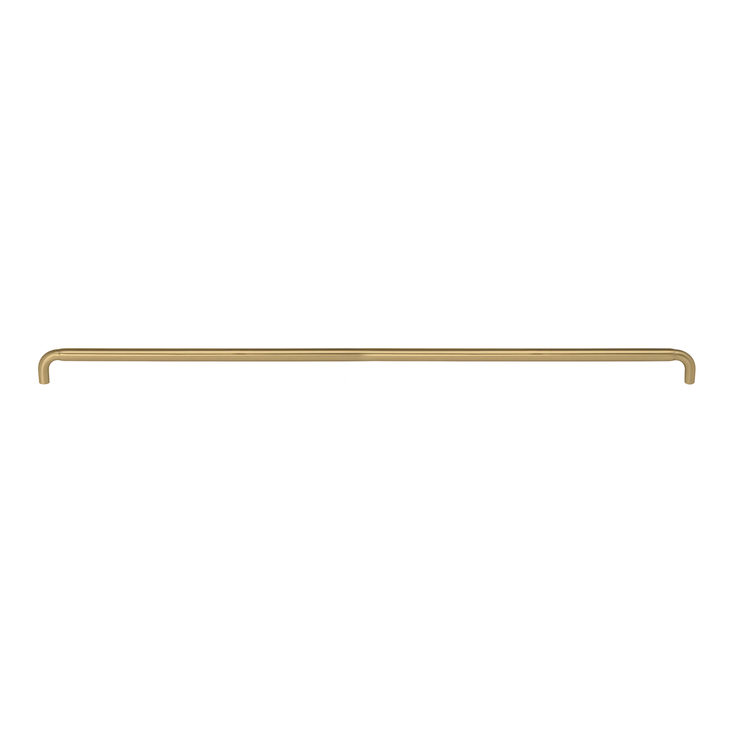 Momo Handles Elba D Handle 608mm in Brushed Satin Brass