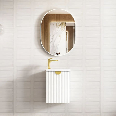 Otti Mini Ensuite 400 Vanity Matte White