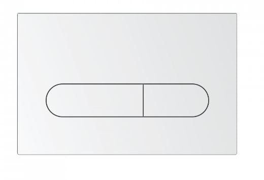 Arcisan Eneo Flush Gloss White Button