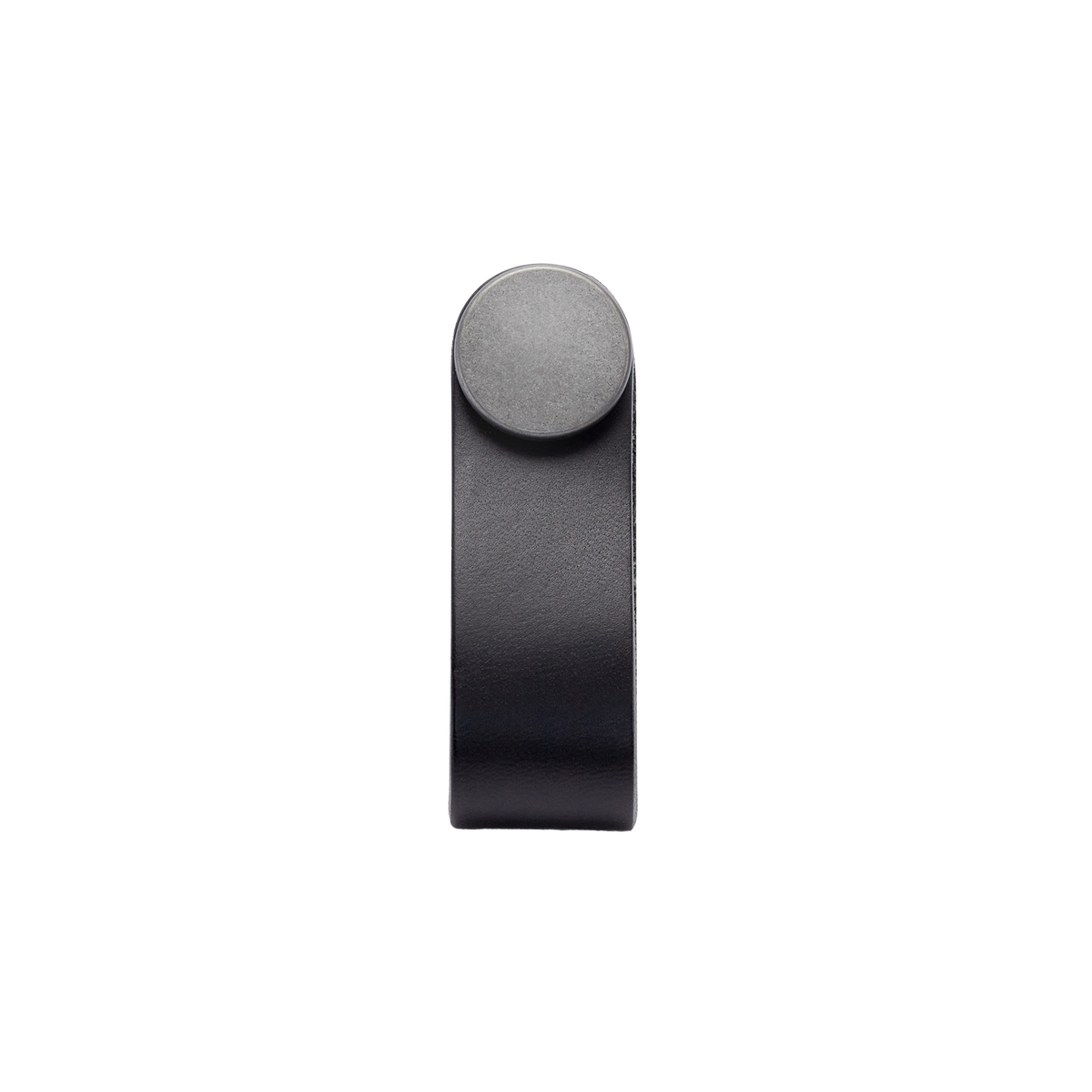 Momo Flexa Leather Pull 70mm in Black with Pewter Buttons - view 2