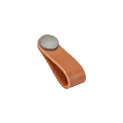 Momo Flexa Leather Pull 70mm in Light Tan with Pewter Buttons