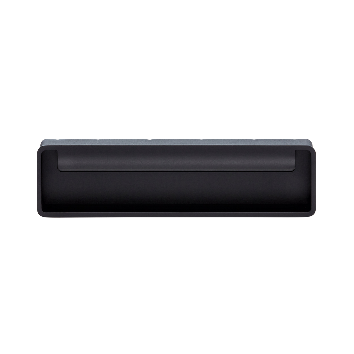 Momo Fold Flush Pull 128mm in Matt Black - view 2