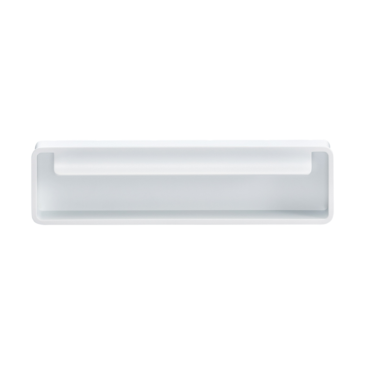 Momo Fold Flush Pull 128mm in Matt White - view 2