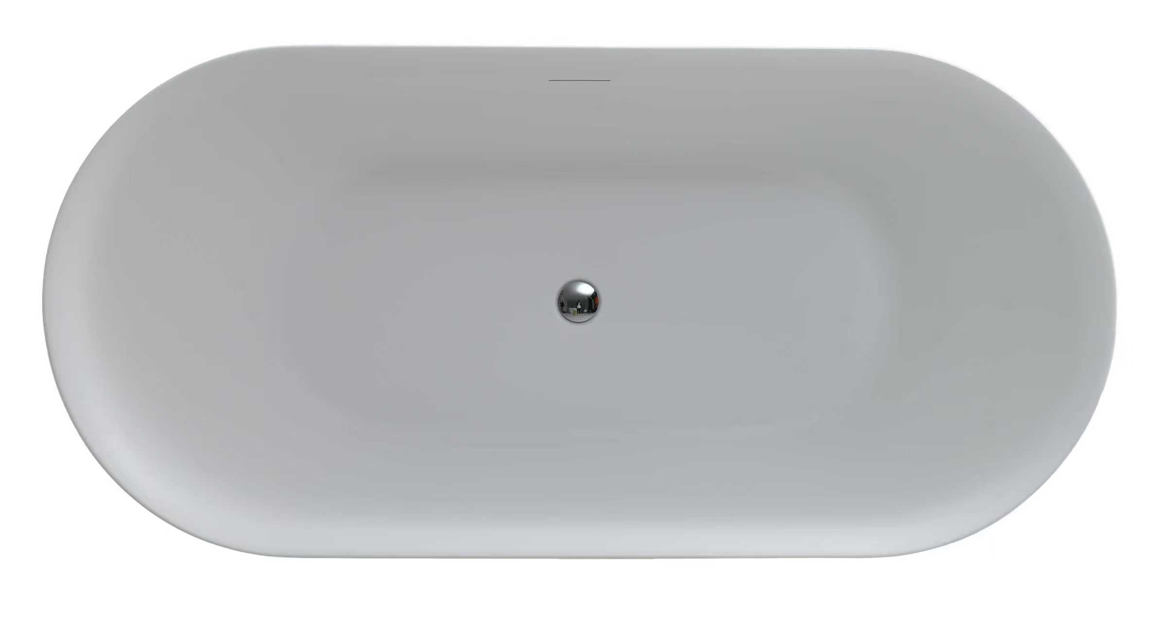 Mimi 10 1680 Matte White Acrylic Free Standing Bath