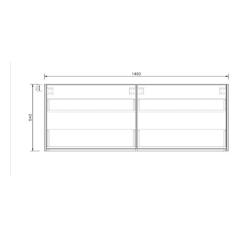 Fifth Avenue Carnegie Wall Hung Vanity