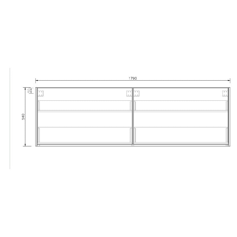 Fifth Avenue Carnegie Wall Hung Vanity