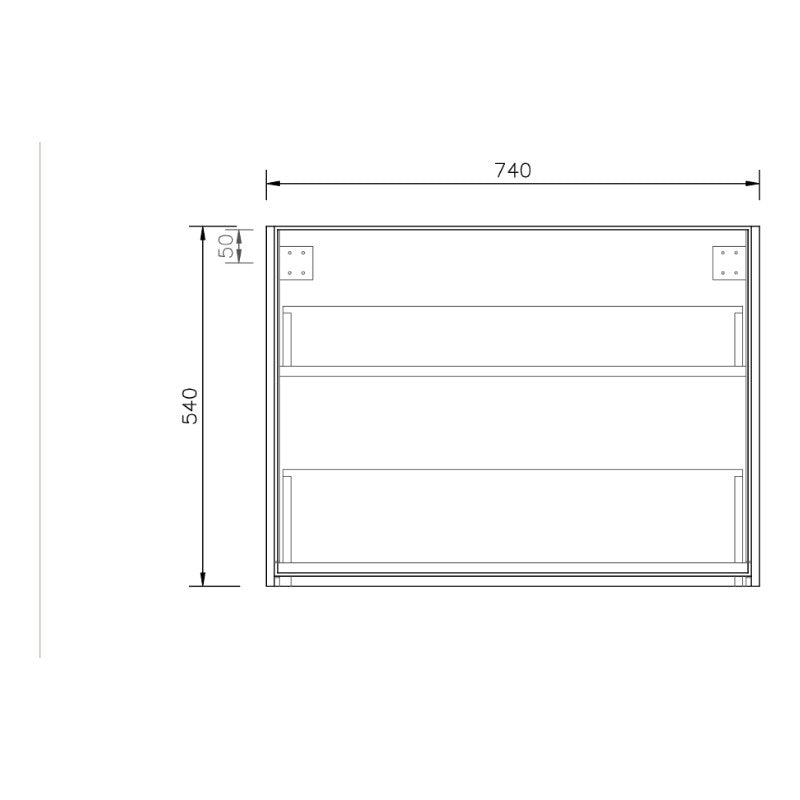 Fifth Avenue Carnegie Wall Hung Vanity
