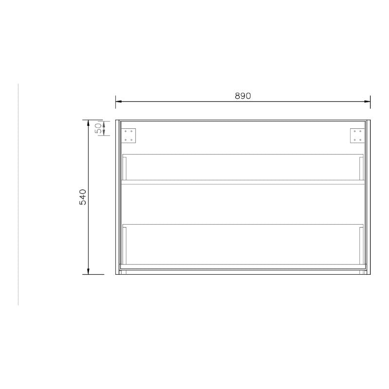 Fifth Avenue Carnegie Wall Hung Vanity