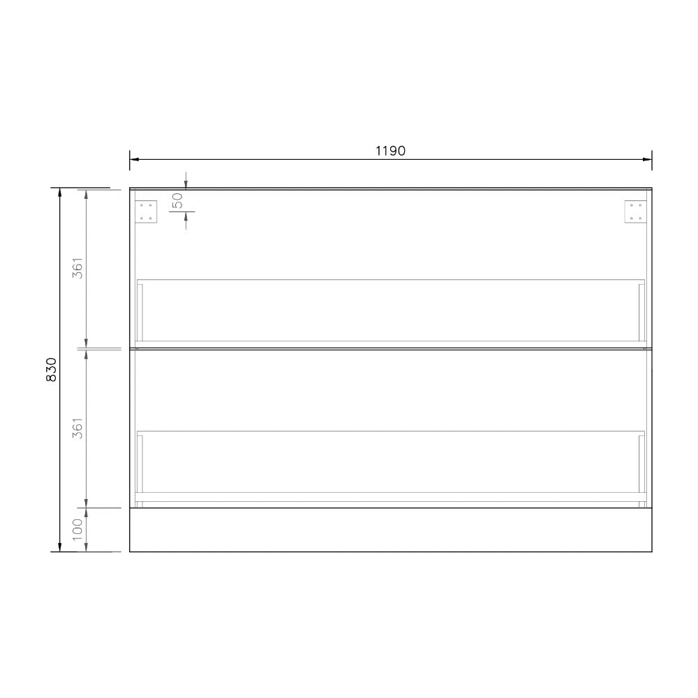 Fifth Avenue Celeste Duo Freestanding Vanity