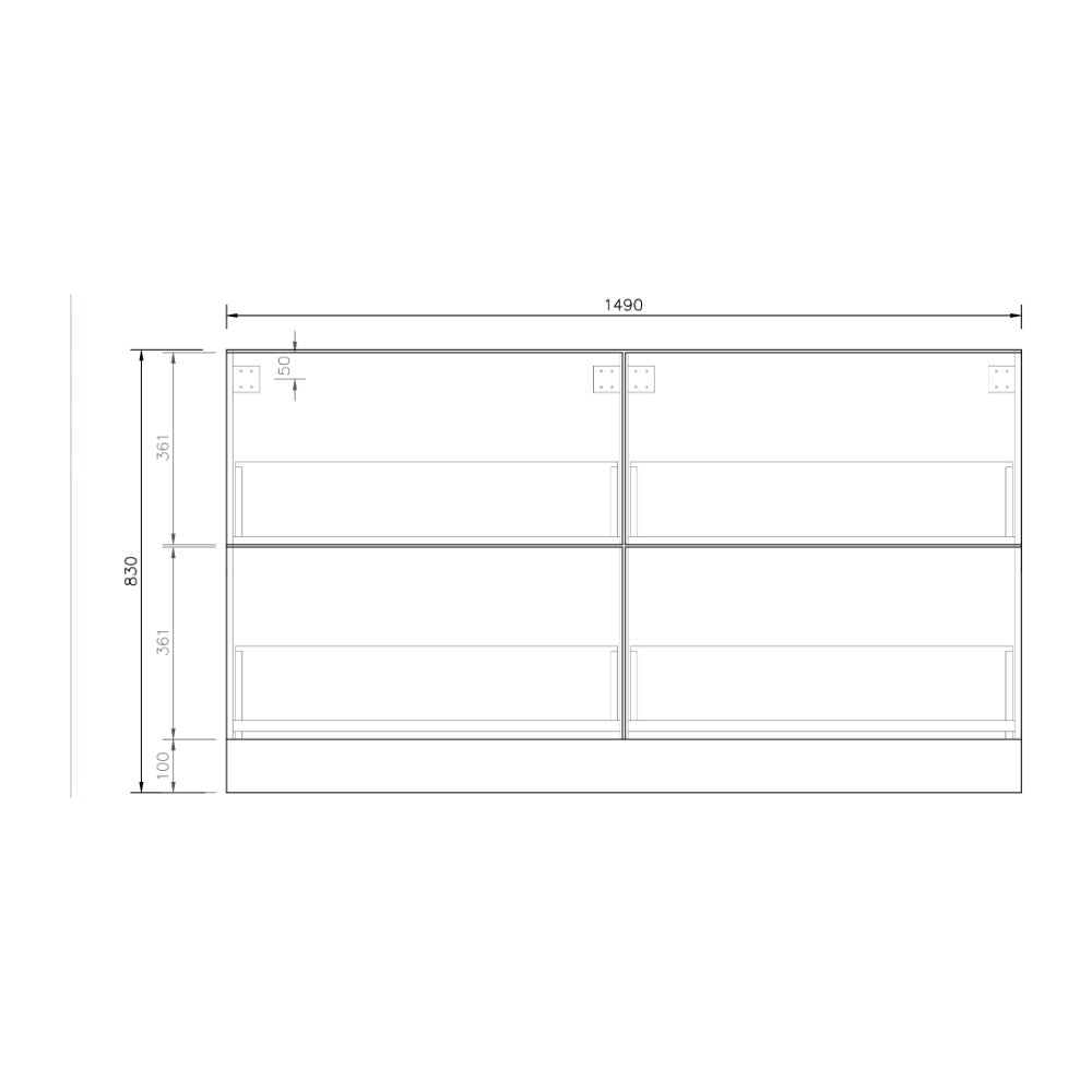 Fifth Avenue Celeste Duo Freestanding Vanity