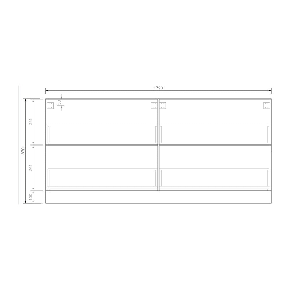 Fifth Avenue Celeste Duo Freestanding Vanity