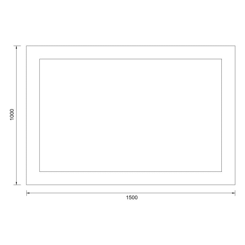 Fifth Avenue Kobe Timber Framed Mirror