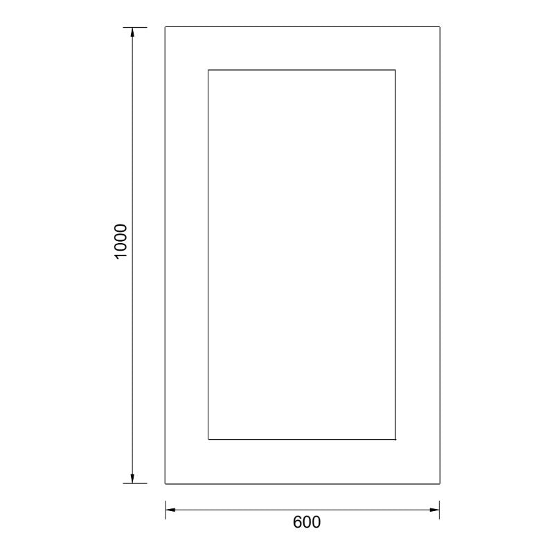 Fifth Avenue Kobe Timber Framed Mirror