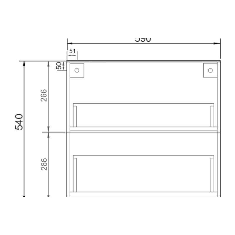 Fifth Avenue Lenox Wall Hung Vanity