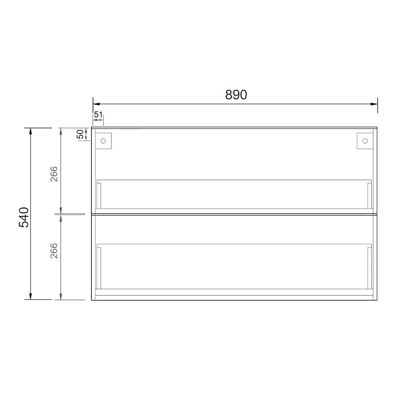 Fifth Avenue Lenox Wall Hung Vanity