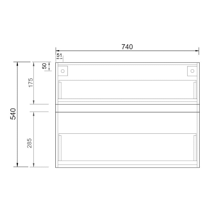 Fifth Avenue Lexington Wall Hung Vanity
