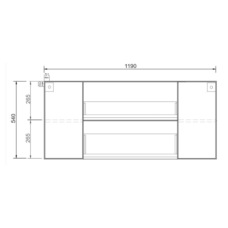 Fifth Avenue Madison Wall Hung Vanity