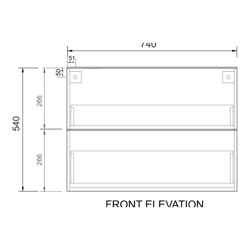 Fifth Avenue Odesa Wall Hung Vanity