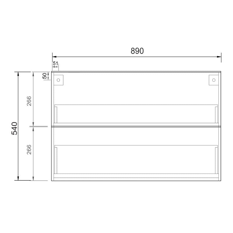 Fifth Avenue Odesa Wall Hung Vanity