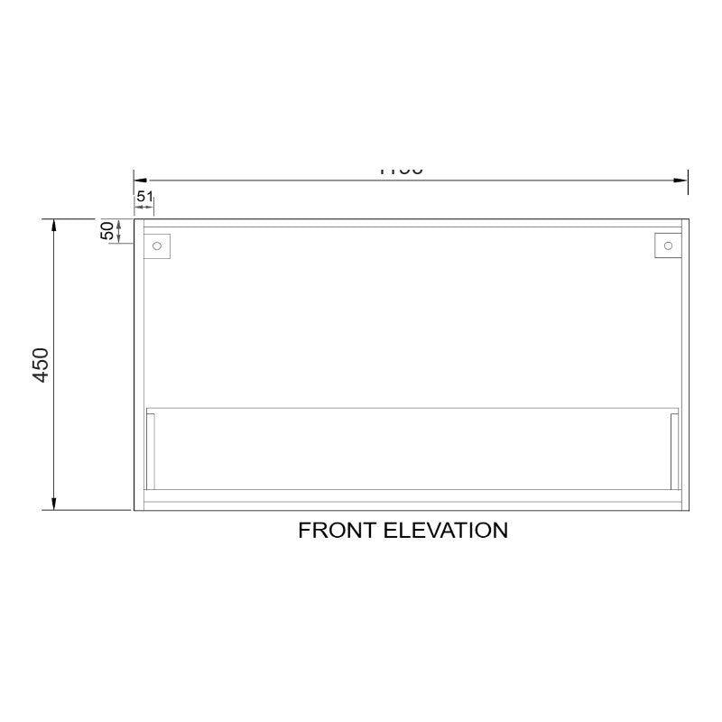 Fifth Avenue Zoe Wall Hung Vanity