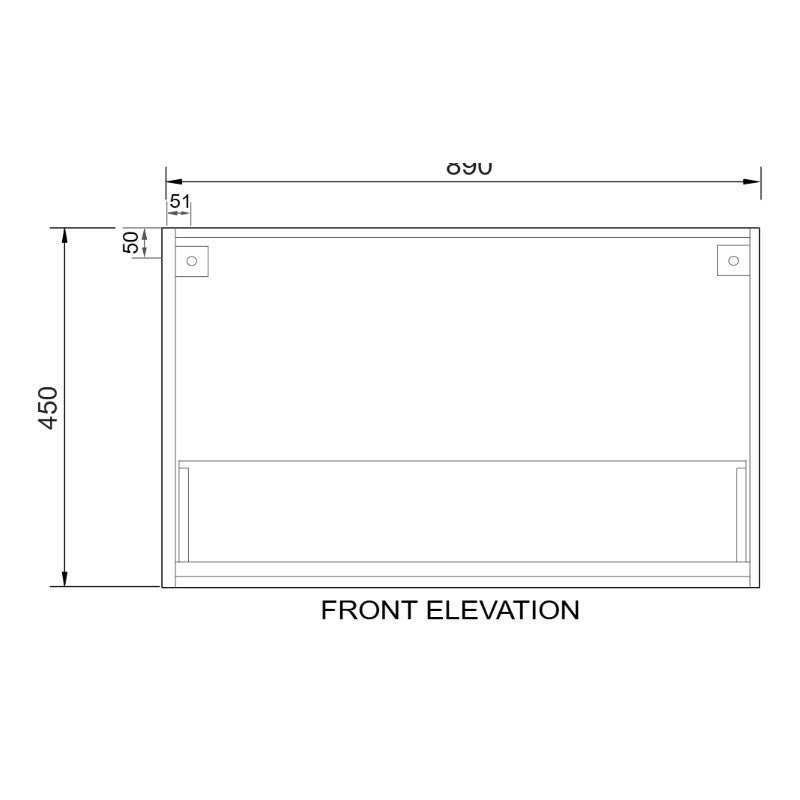 Fifth Avenue Zoe Wall Hung Vanity