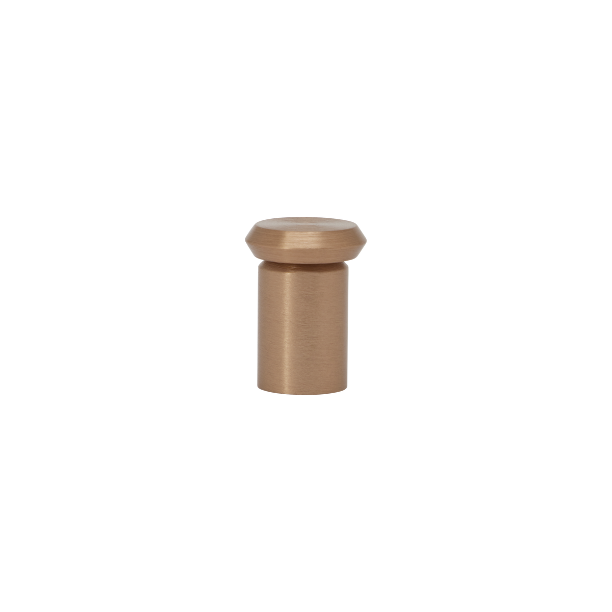 Momo Fase Knob 23mm in Brushed Dark Brass - view 2