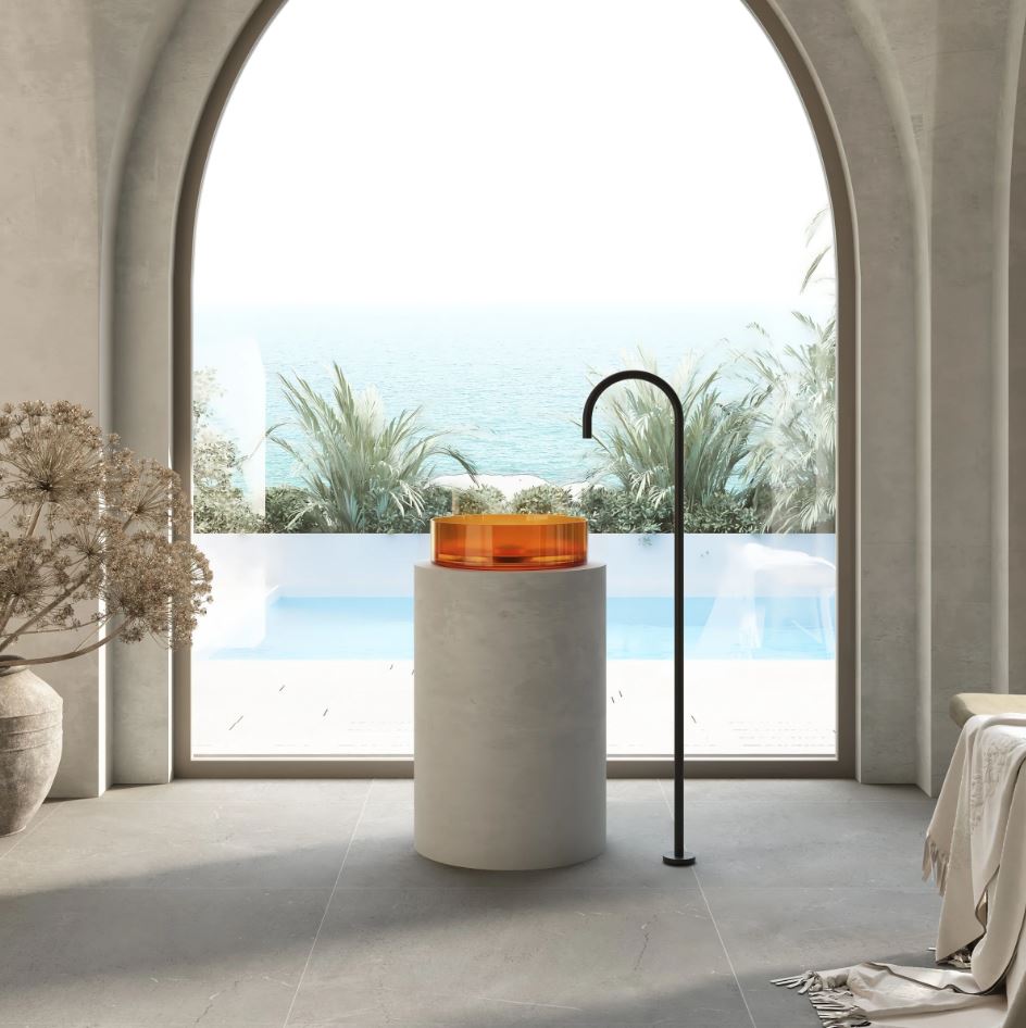 Cassa Design Wow Round Translucency Resin Stone Basin